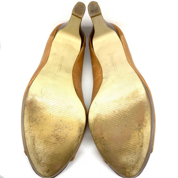 Banana Republic Lyons Leather Open Toe Pumps - Picture 6 of 6